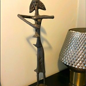 Custom Action Casting Iron Playing Musical Figure